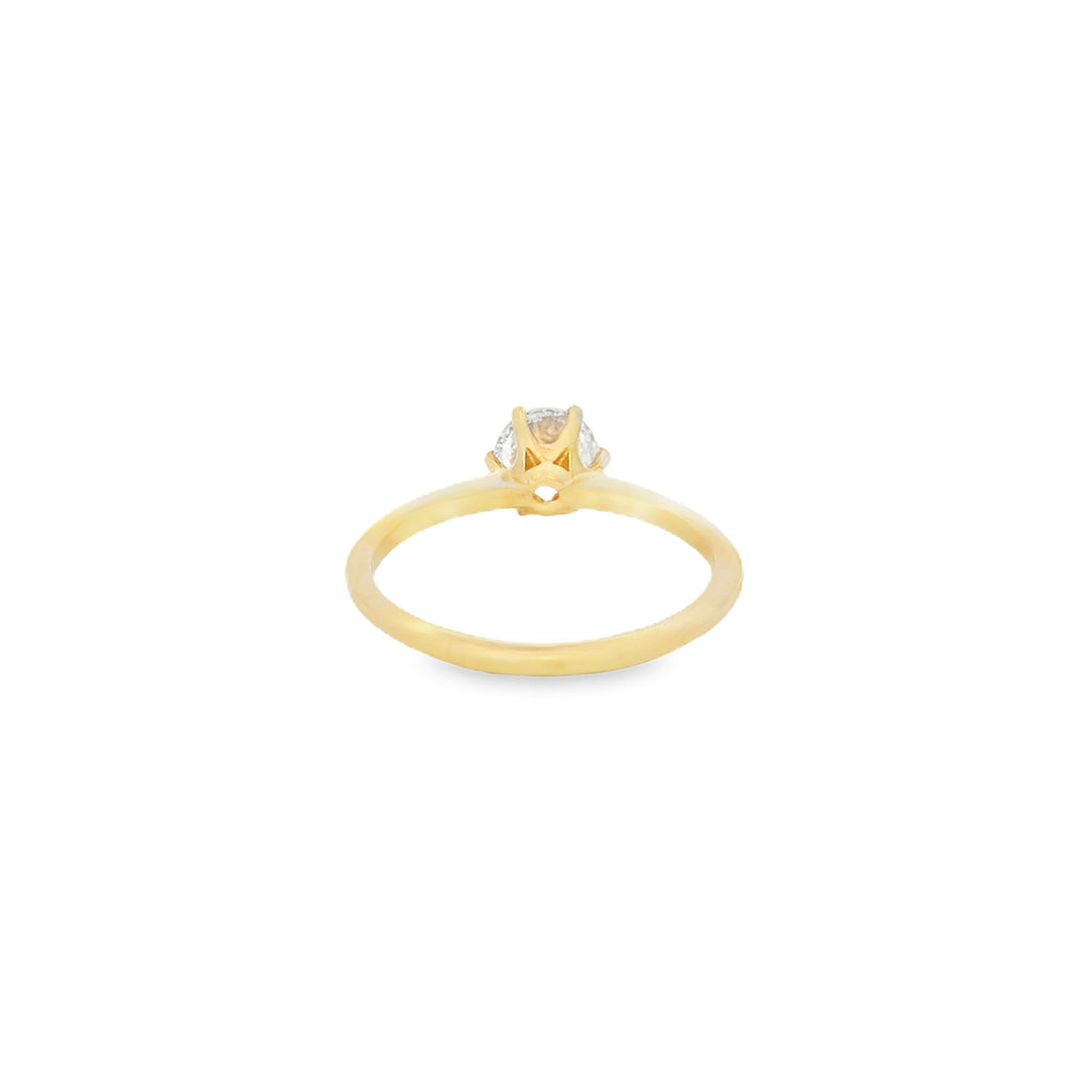 ANILLO SOLITARIO CON ZIRCÓN