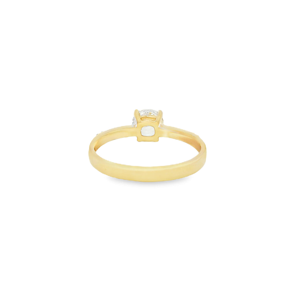 ANILLO SOLITARIO CON ZIRCONES