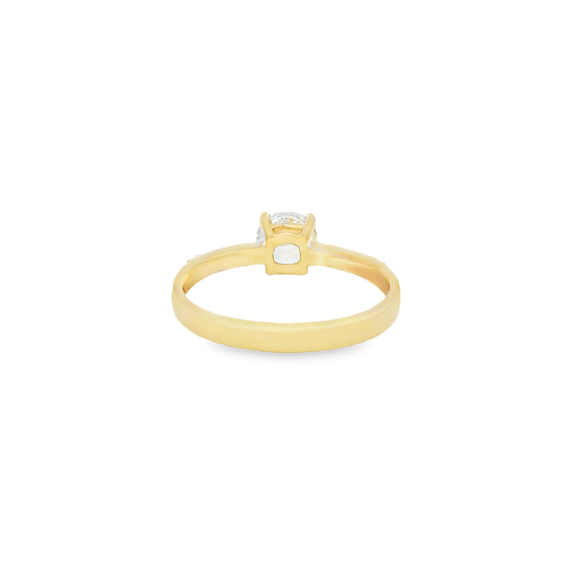 ANILLO SOLITARIO CON ZIRCONES
