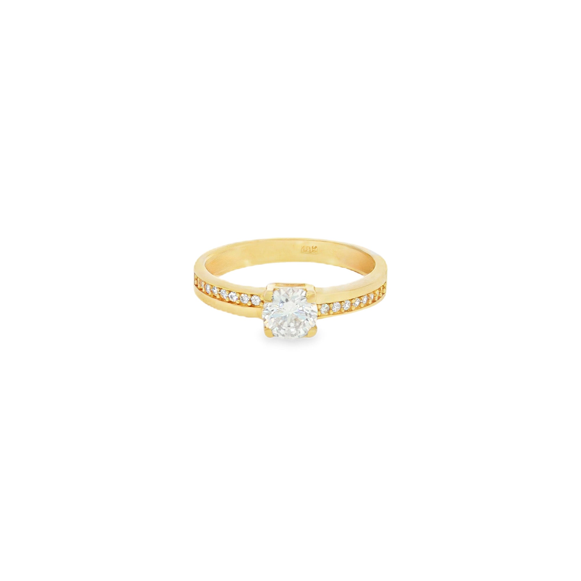 ANILLO ZIRCÓN ADORNADO