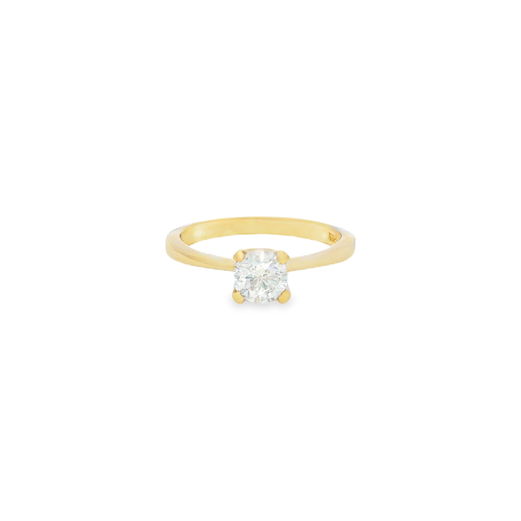 ANILLO SOLITARIO CON ZIRCÓN