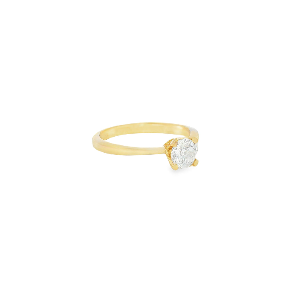 ANILLO SOLITARIO CON ZIRCÓN