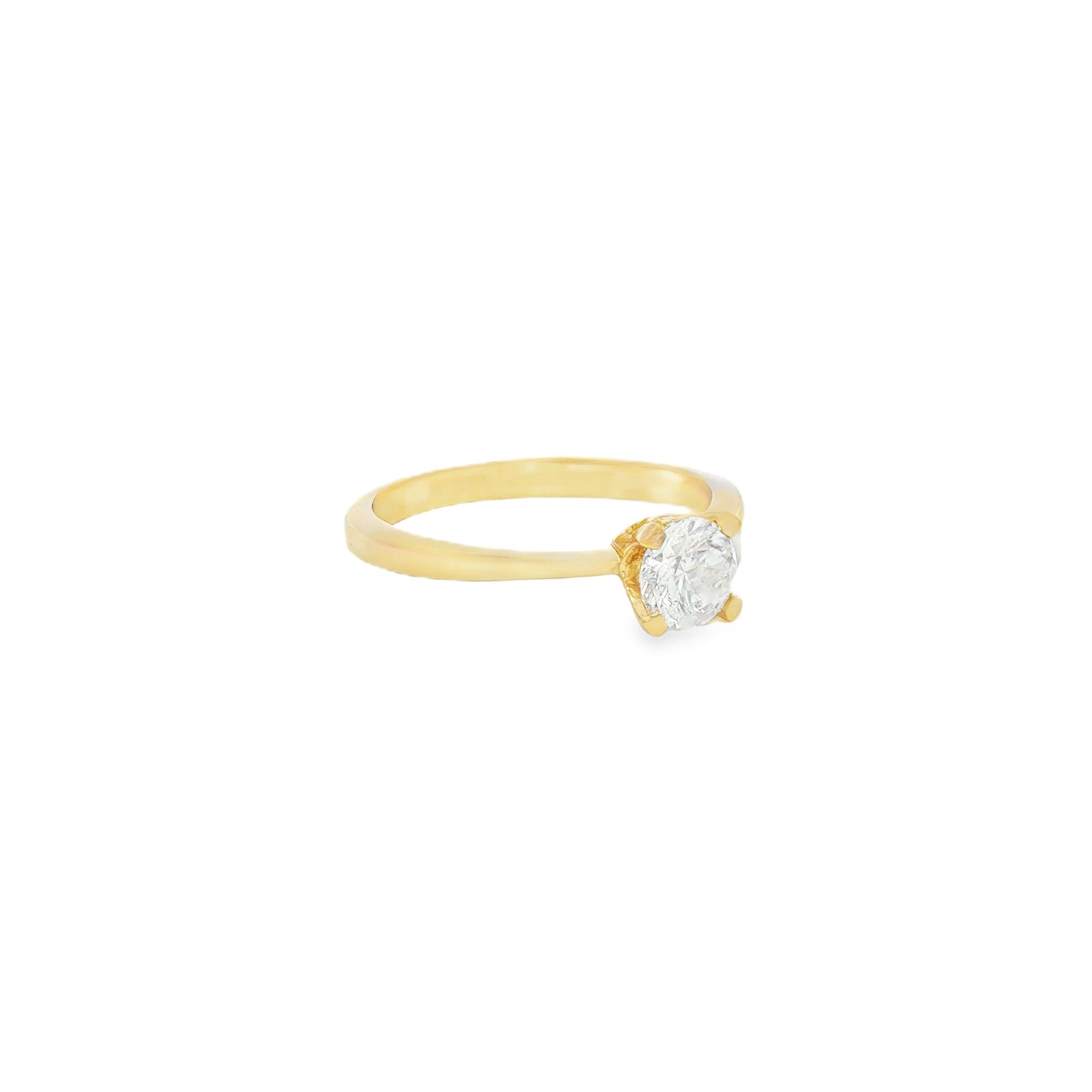 ANILLO SOLITARIO CON ZIRCÓN