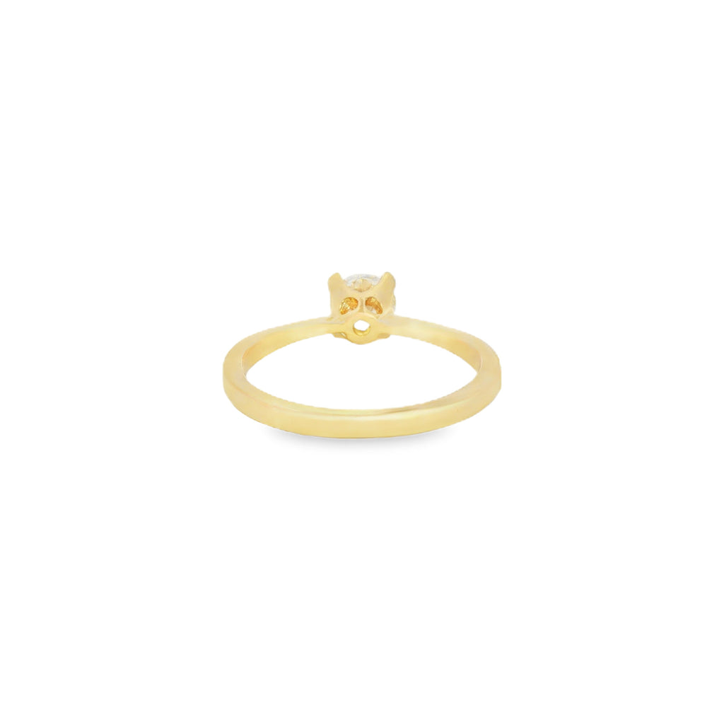 ANILLO SOLITARIO CON ZIRCÓN