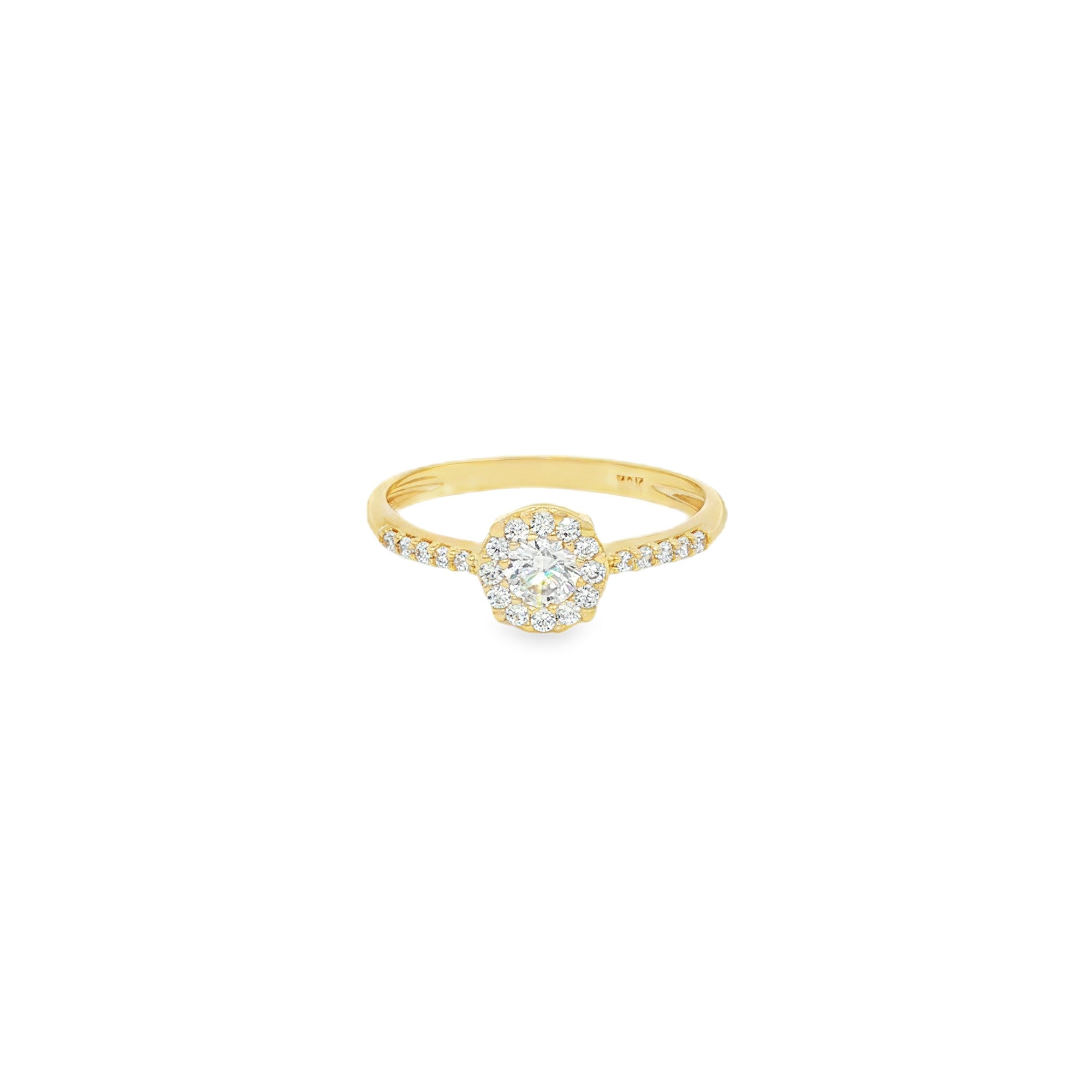 ANILLO FLOR CON ZIRCONES