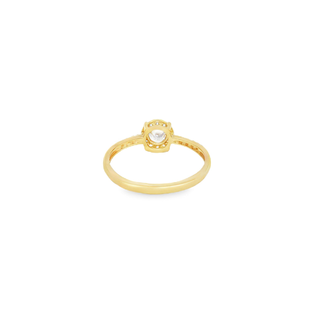 ANILLO FLOR CON ZIRCONES
