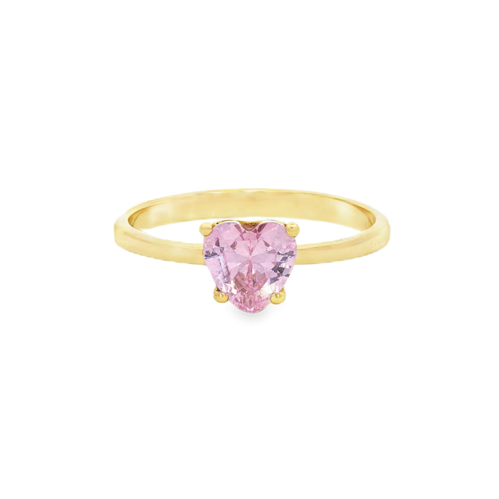 ANILLO CORAZÓN ROSADO