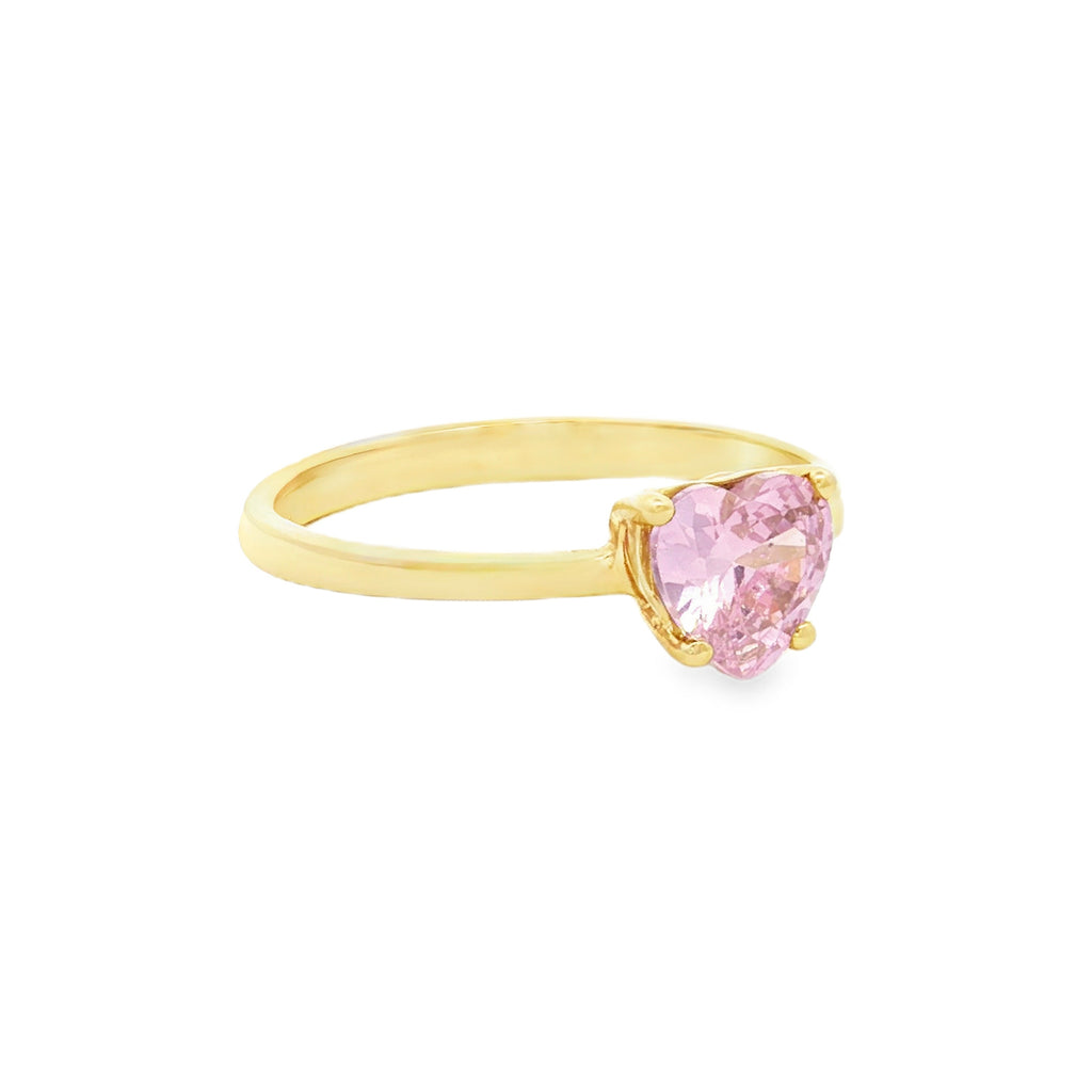 ANILLO CORAZÓN ROSADO