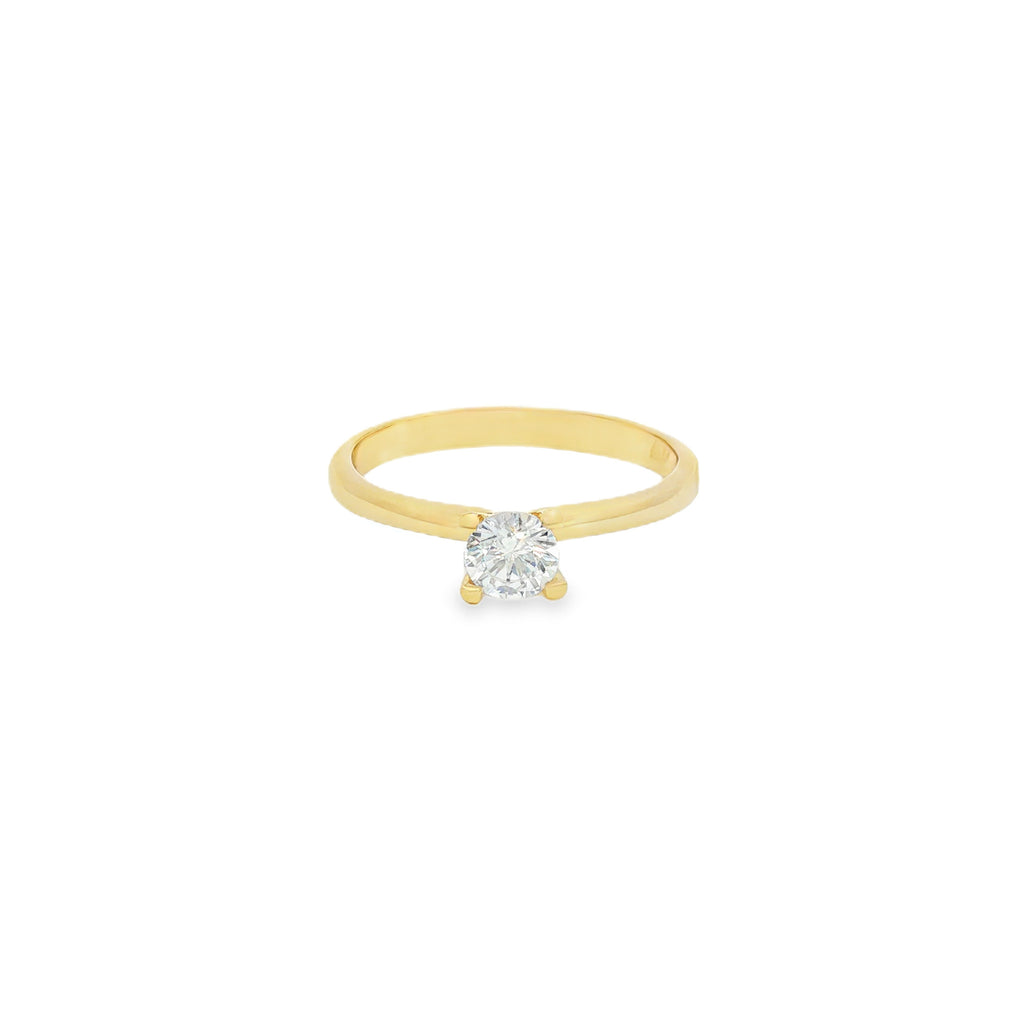 ANILLO SOLITARIO CON ZIRCÓN