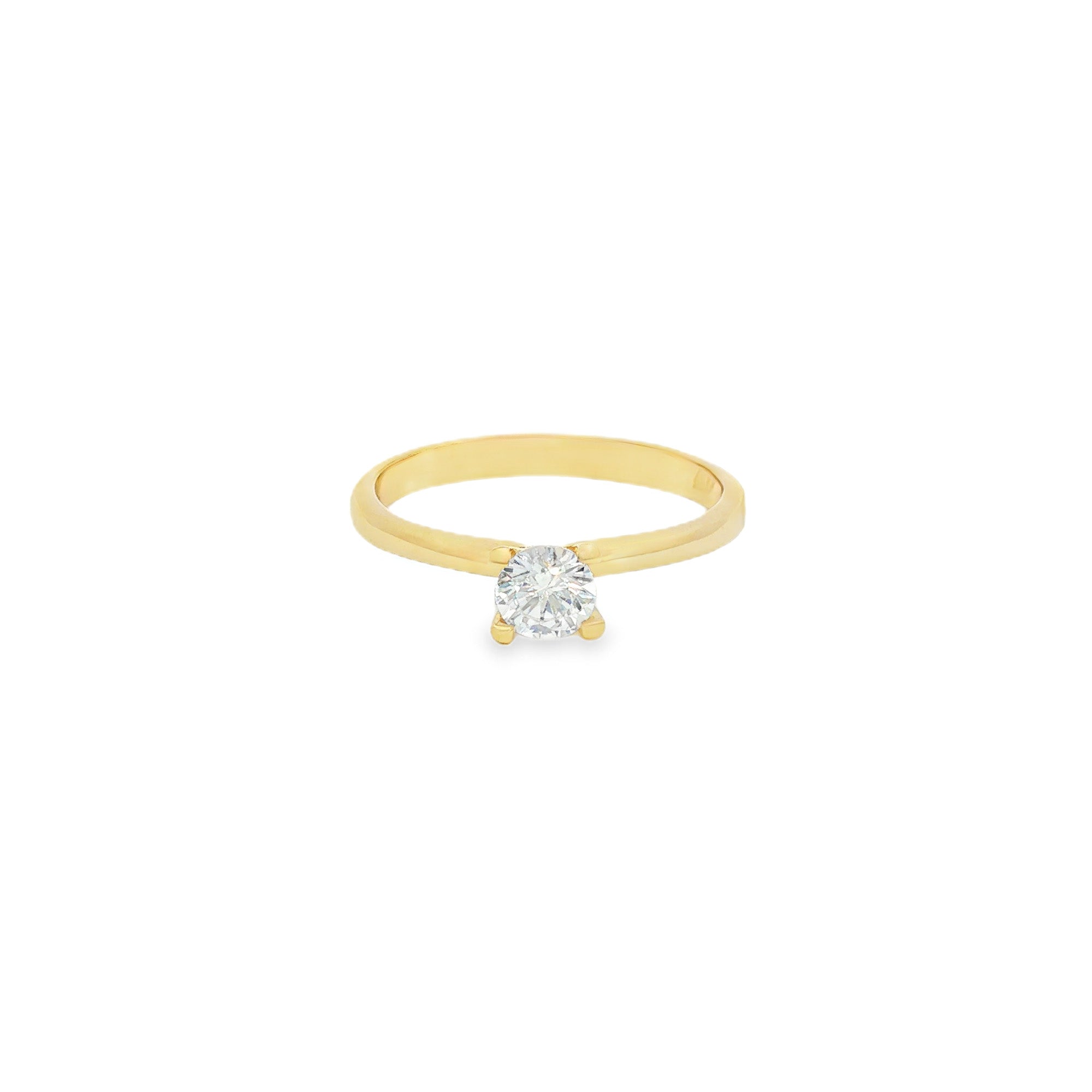 ANILLO SOLITARIO CON ZIRCÓN