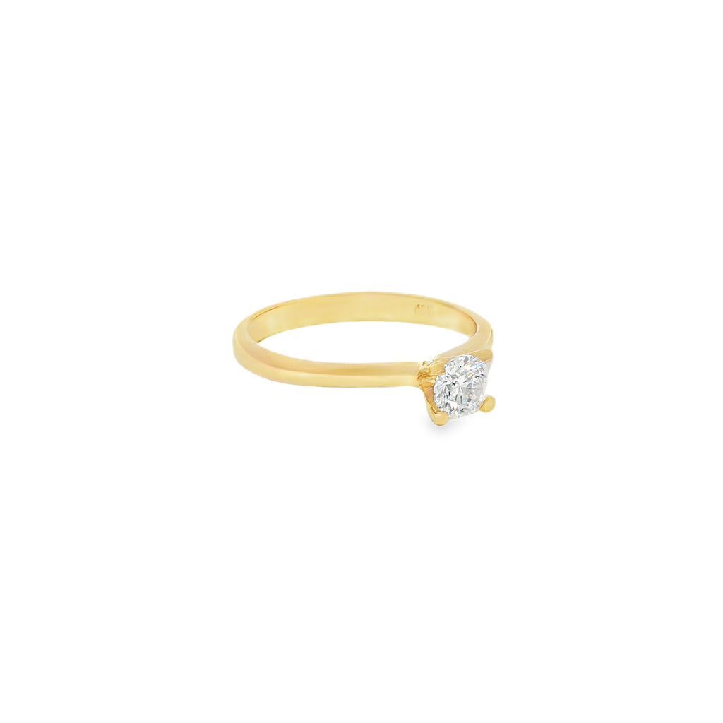 ANILLO SOLITARIO CON ZIRCÓN