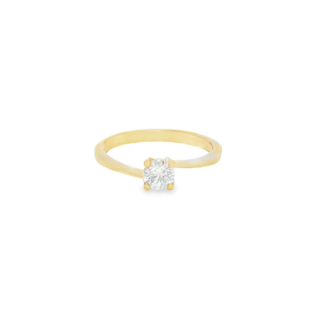 ANILLO SOLITARIO CON ZIRCÓN