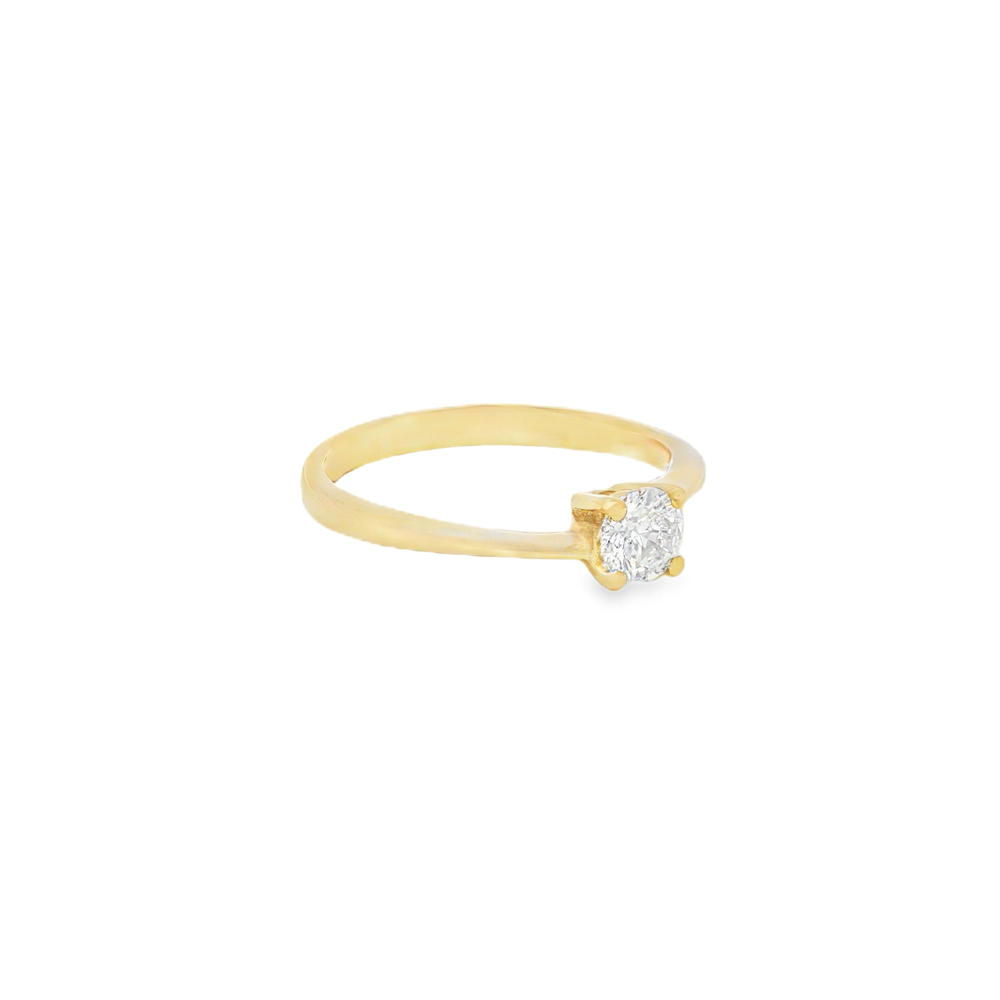 ANILLO SOLITARIO CON ZIRCÓN