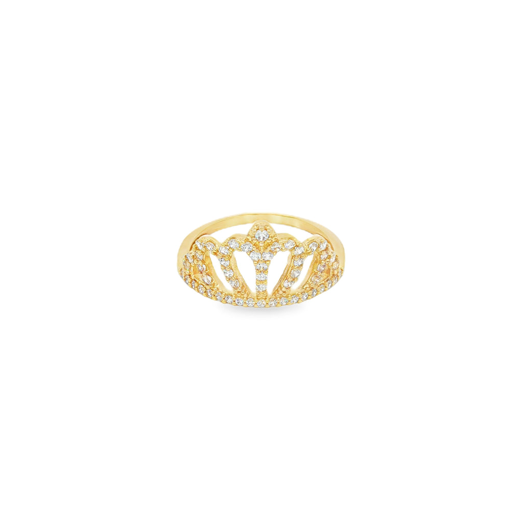 ANILLO CORONA CON ZIRCONES