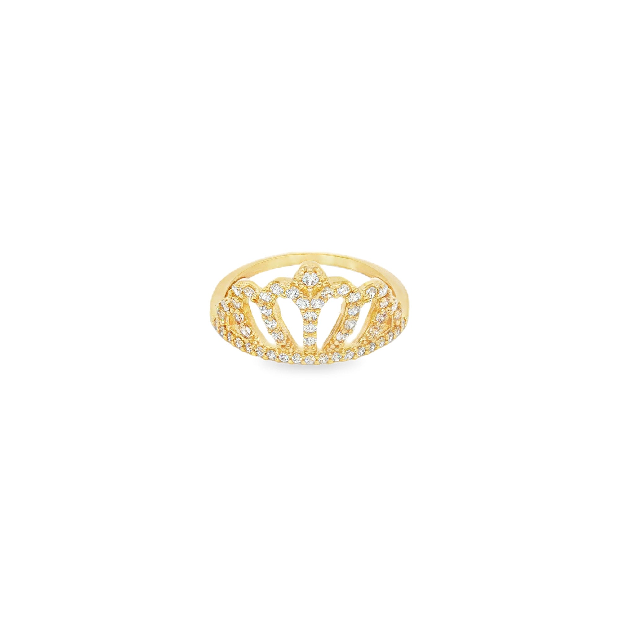 ANILLO CORONA CON ZIRCONES