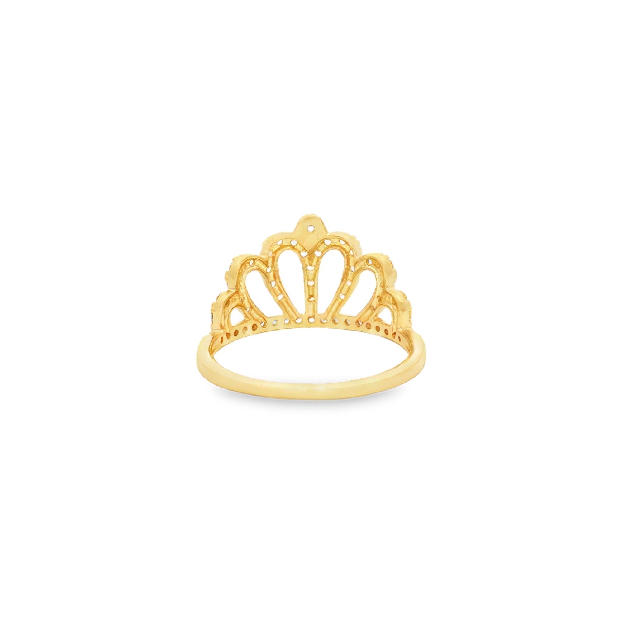 ANILLO CORONA CON ZIRCONES