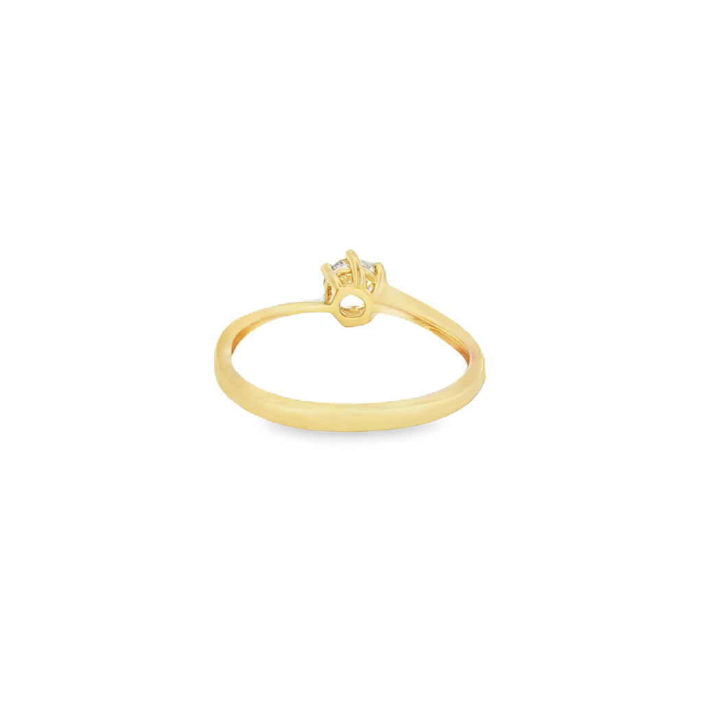 ANILLO SOLITARIO CON ZIRCÓN