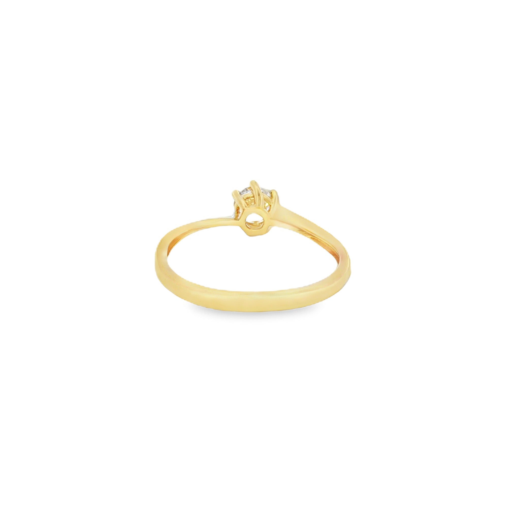 ANILLO SOLITARIO CON ZIRCÓN