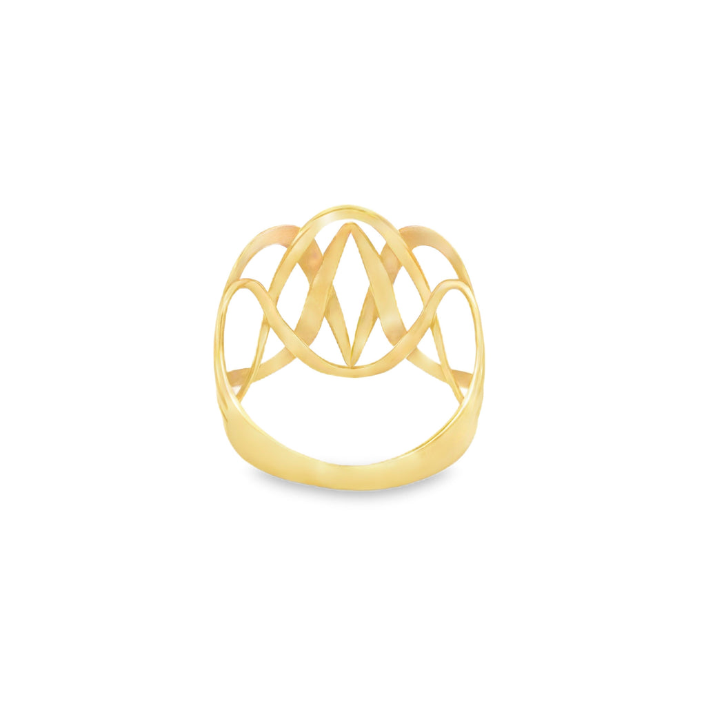 ANILLO ONDAS OVALADAS