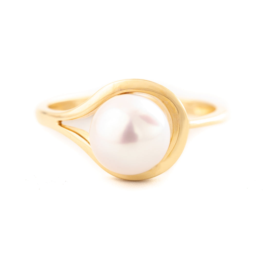 ANILLO GOTA PERLA 8MM