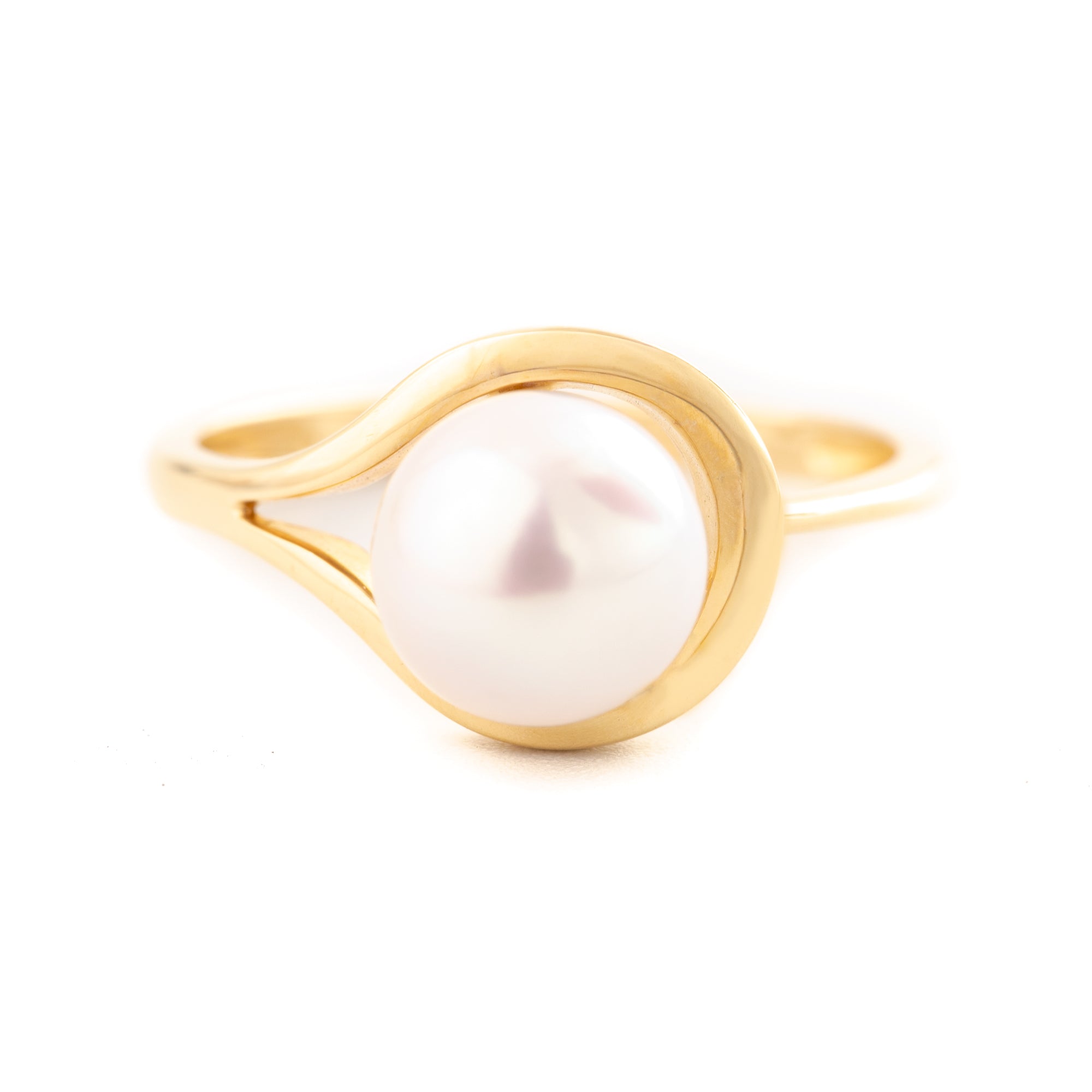 ANILLO GOTA PERLA 8MM