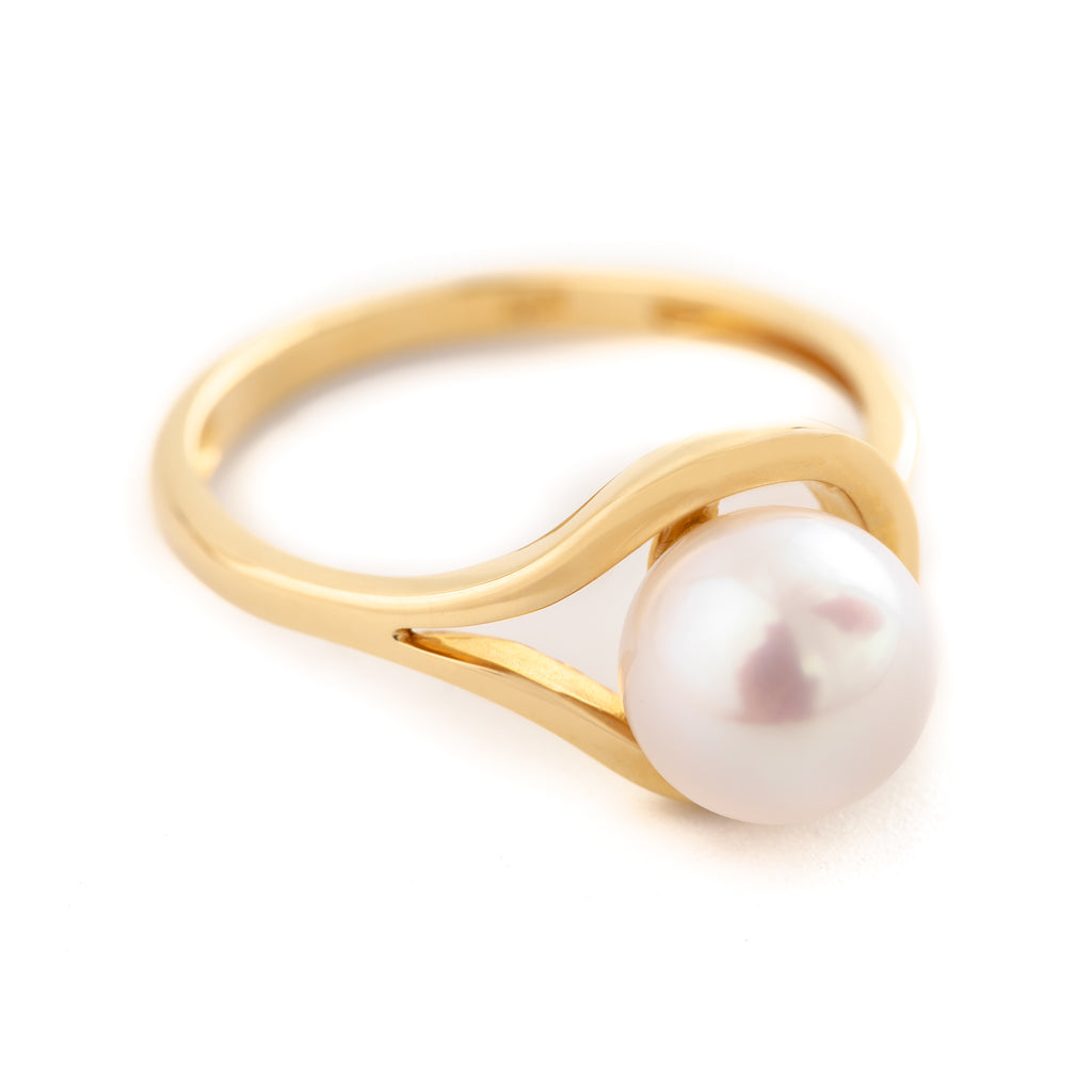 ANILLO GOTA PERLA 8MM