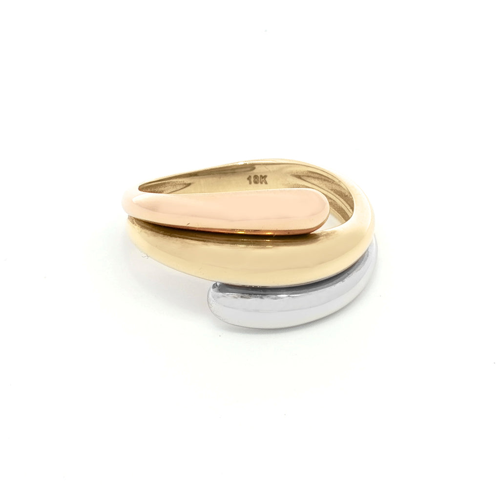 ANILLO GOTAS CRUZADAS