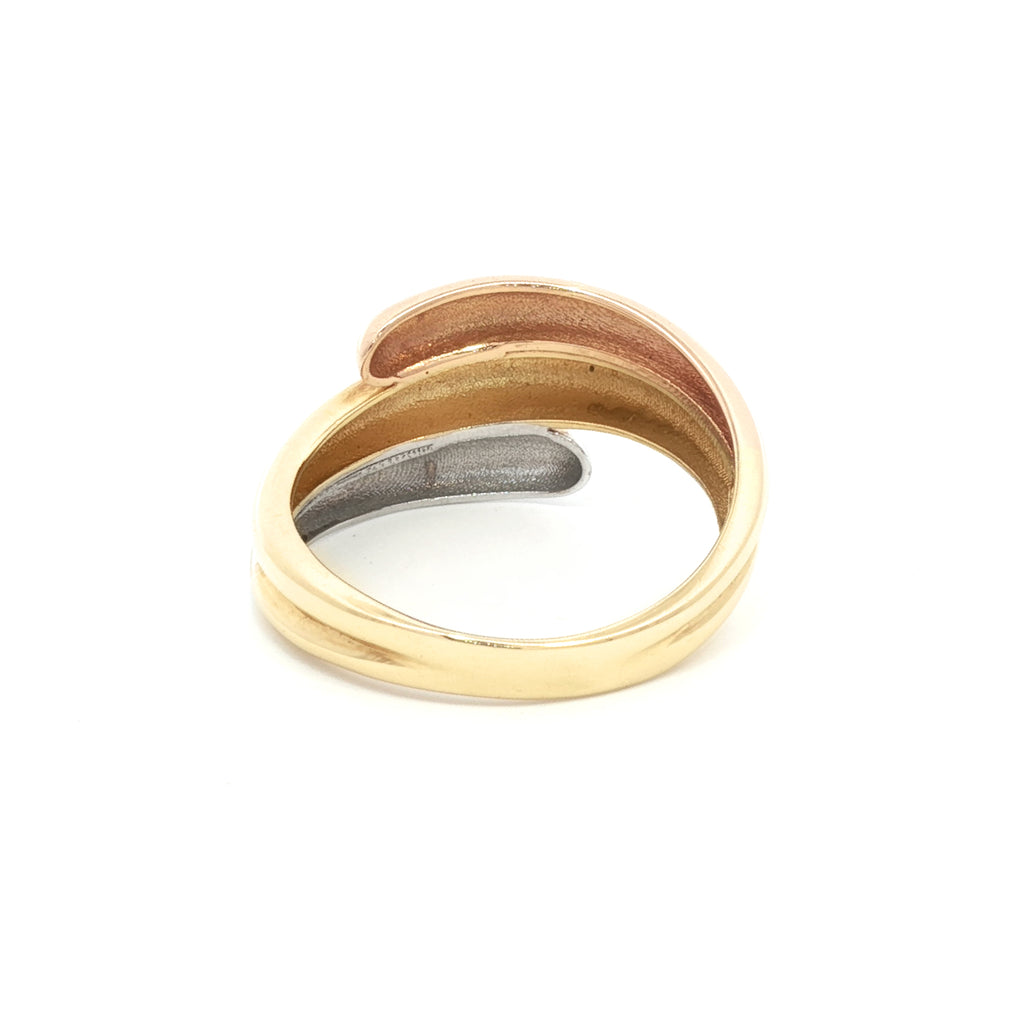 ANILLO GOTAS CRUZADAS