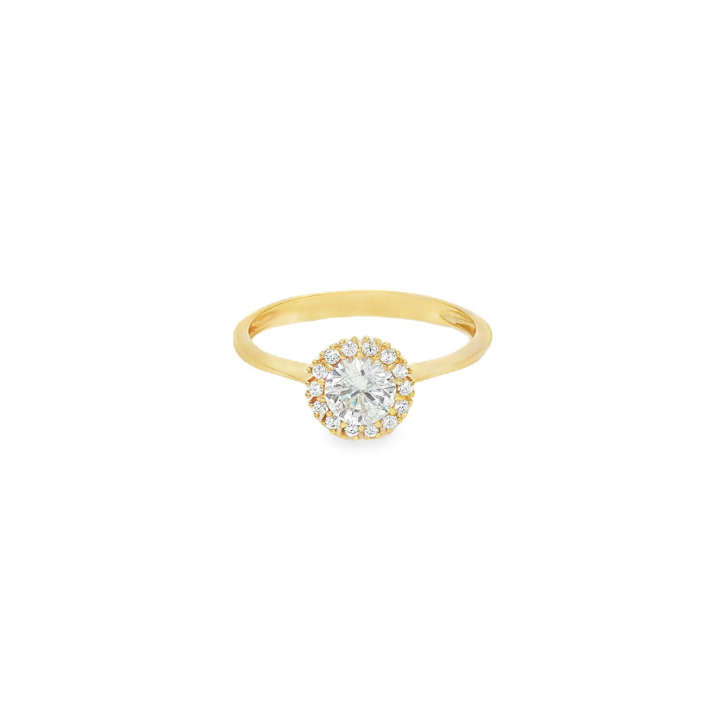ANILLO FLOR ZIRCONES