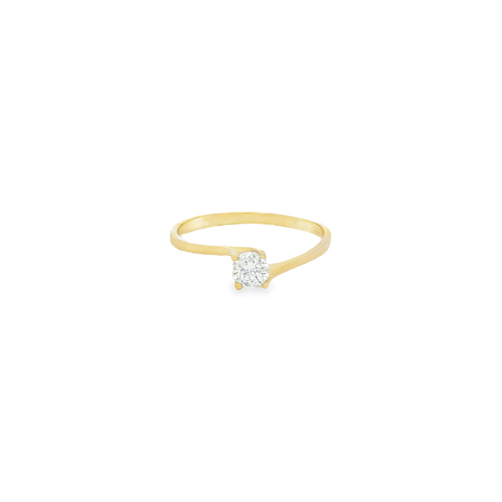 ANILLO ZIRCÓN CRUZADO