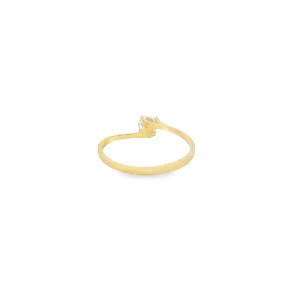 ANILLO ZIRCÓN CRUZADO