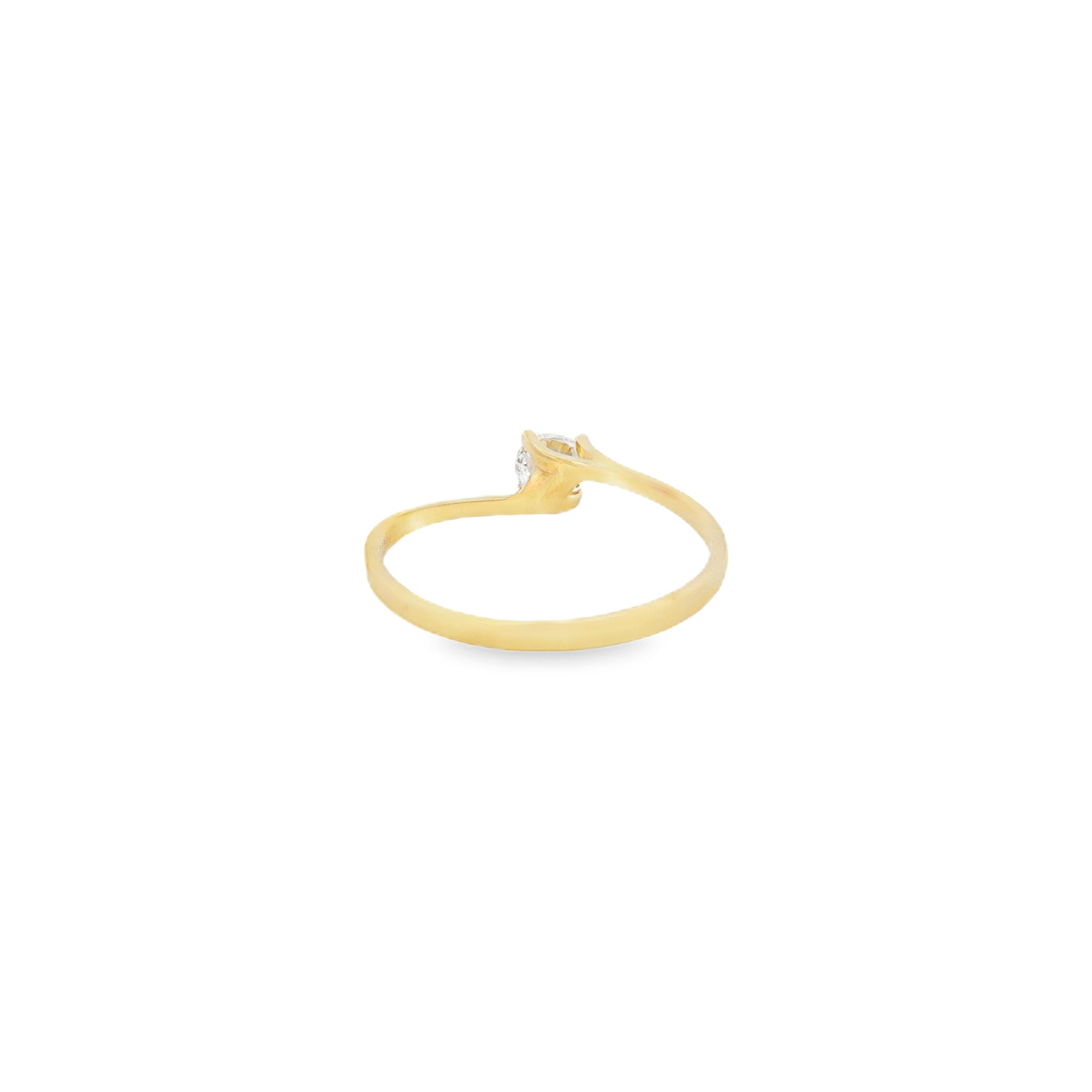 ANILLO ZIRCÓN CRUZADO