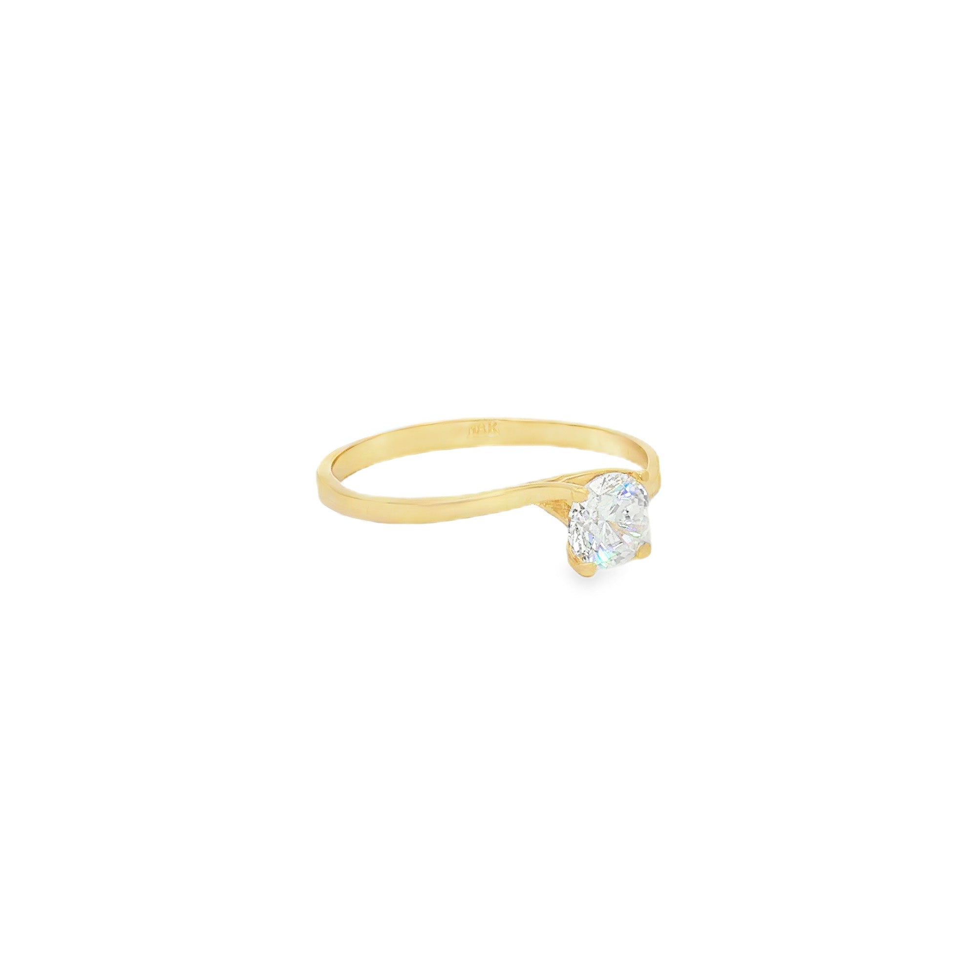 ANILLO ZIRCÓN CRUZADO