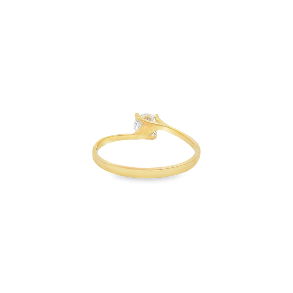 ANILLO ZIRCÓN CRUZADO