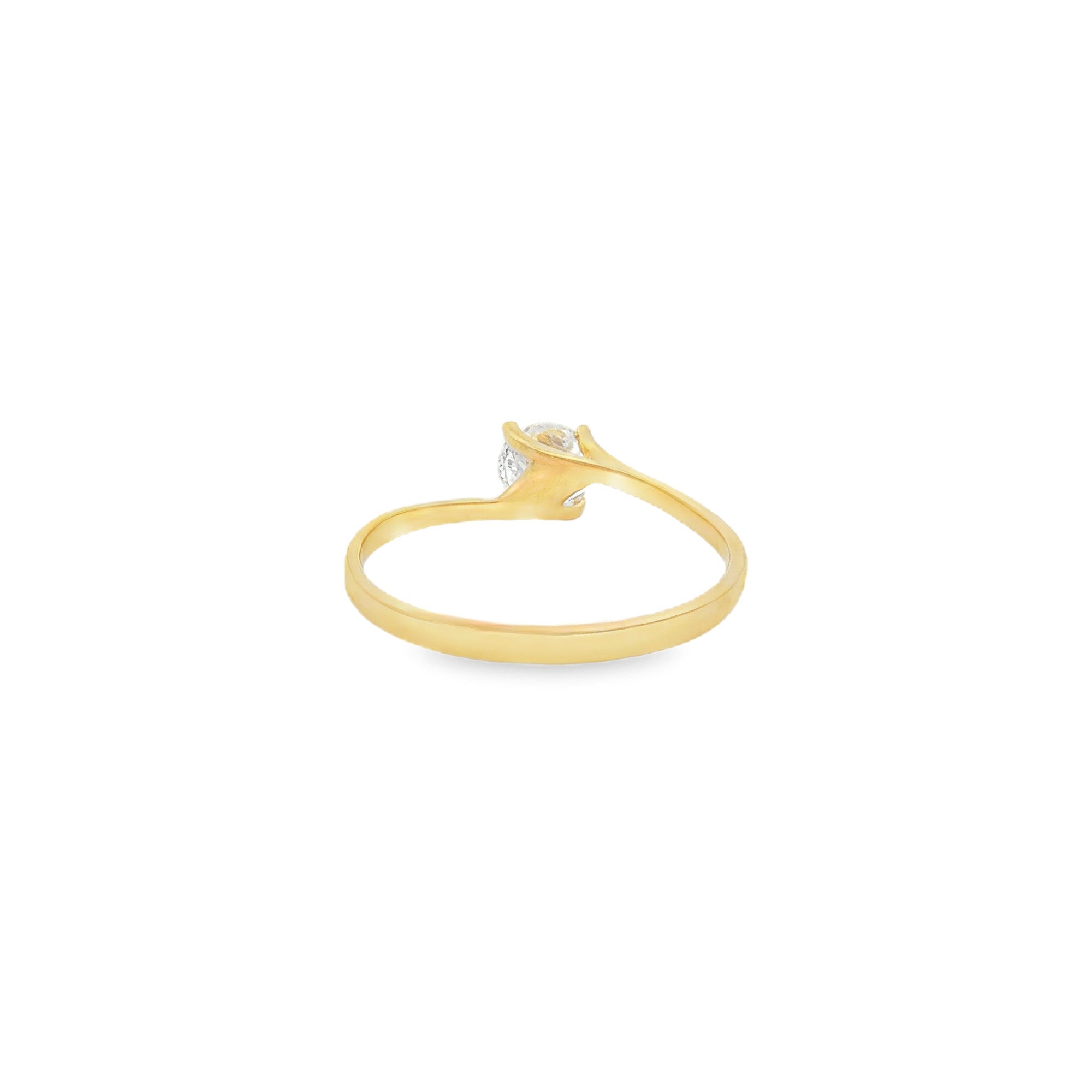 ANILLO ZIRCÓN CRUZADO