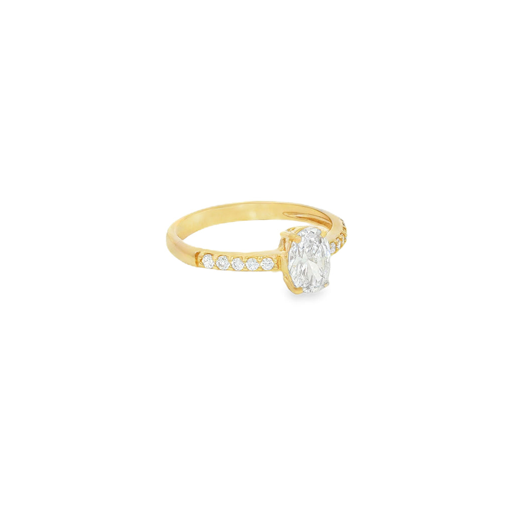 ANILLO ZIRCÓN OVAL