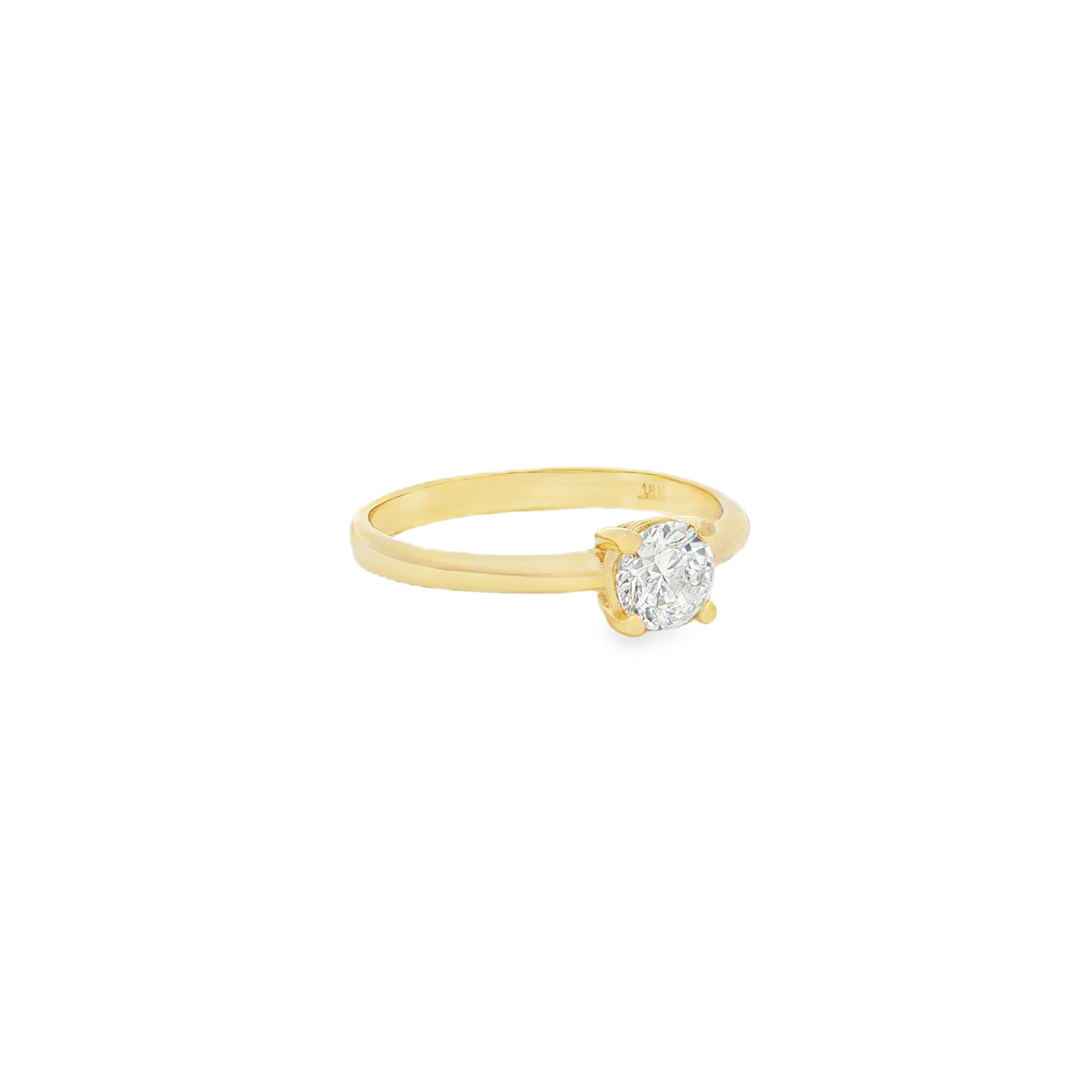 ANILLO SOLITARIO CON ZIRCÓN