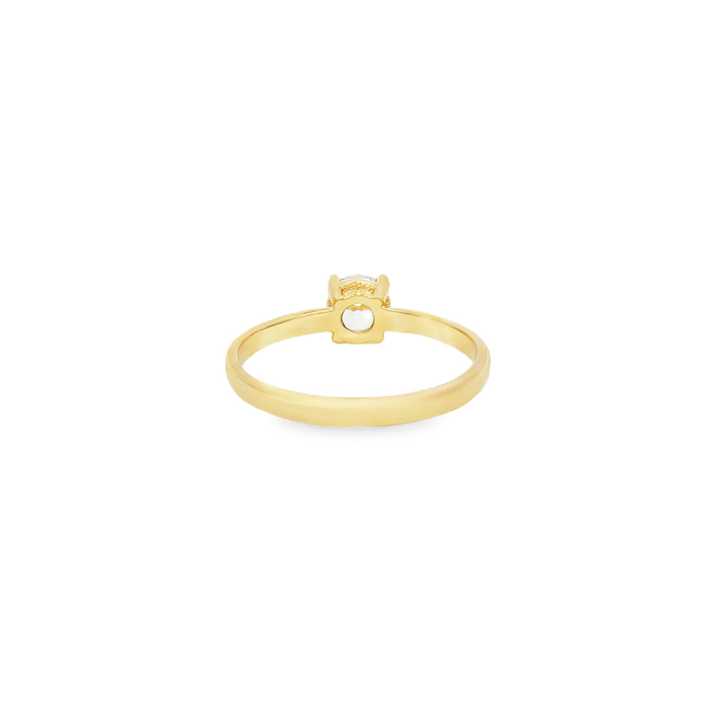 ANILLO SOLITARIO CON ZIRCÓN