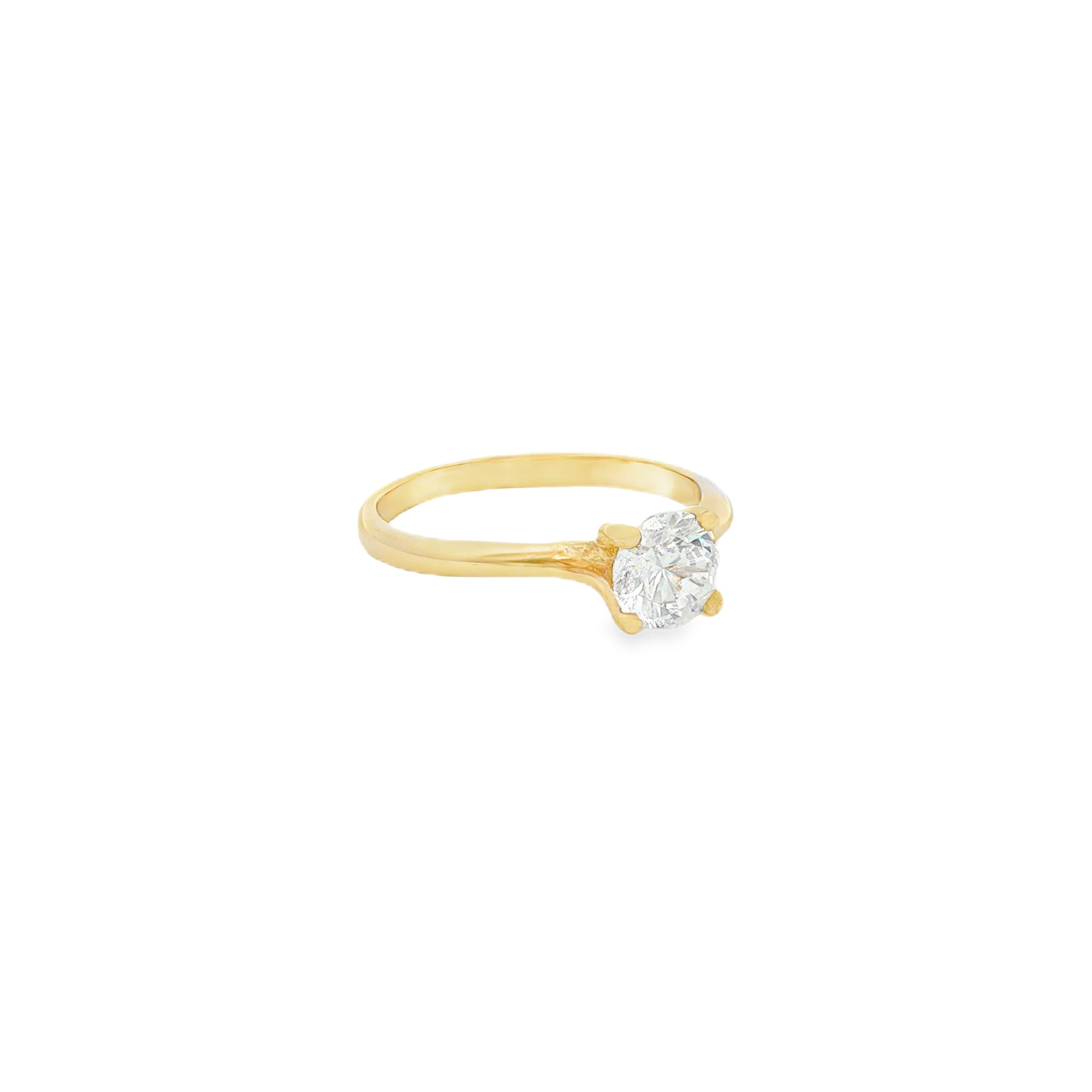 ANILLO SOLITARIO CON ZIRCÓN