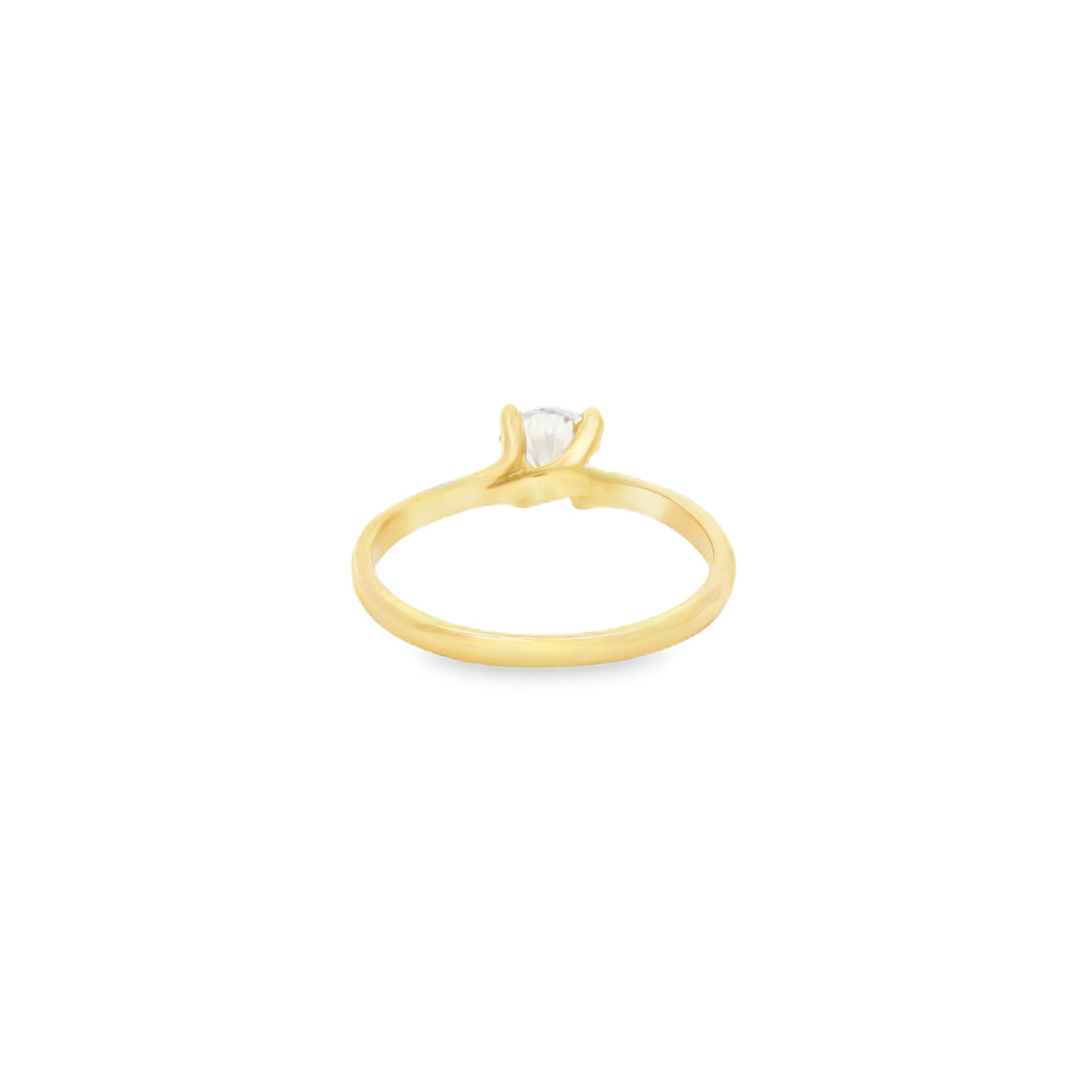 ANILLO SOLITARIO CON ZIRCÓN