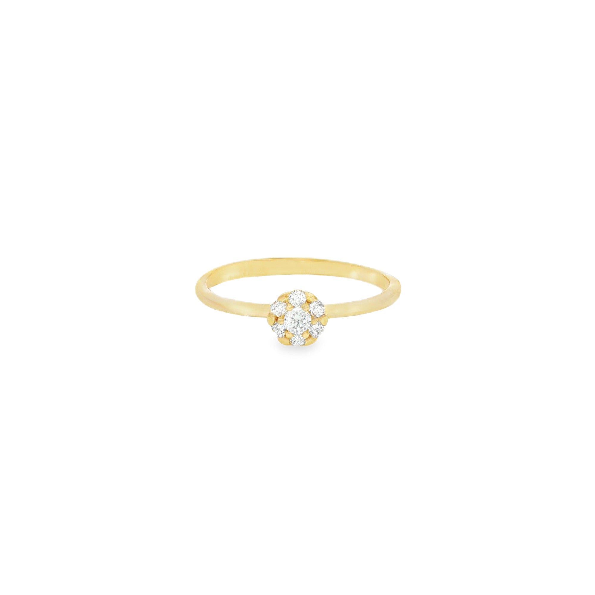 ANILLO FLOR CON ZIRCONES