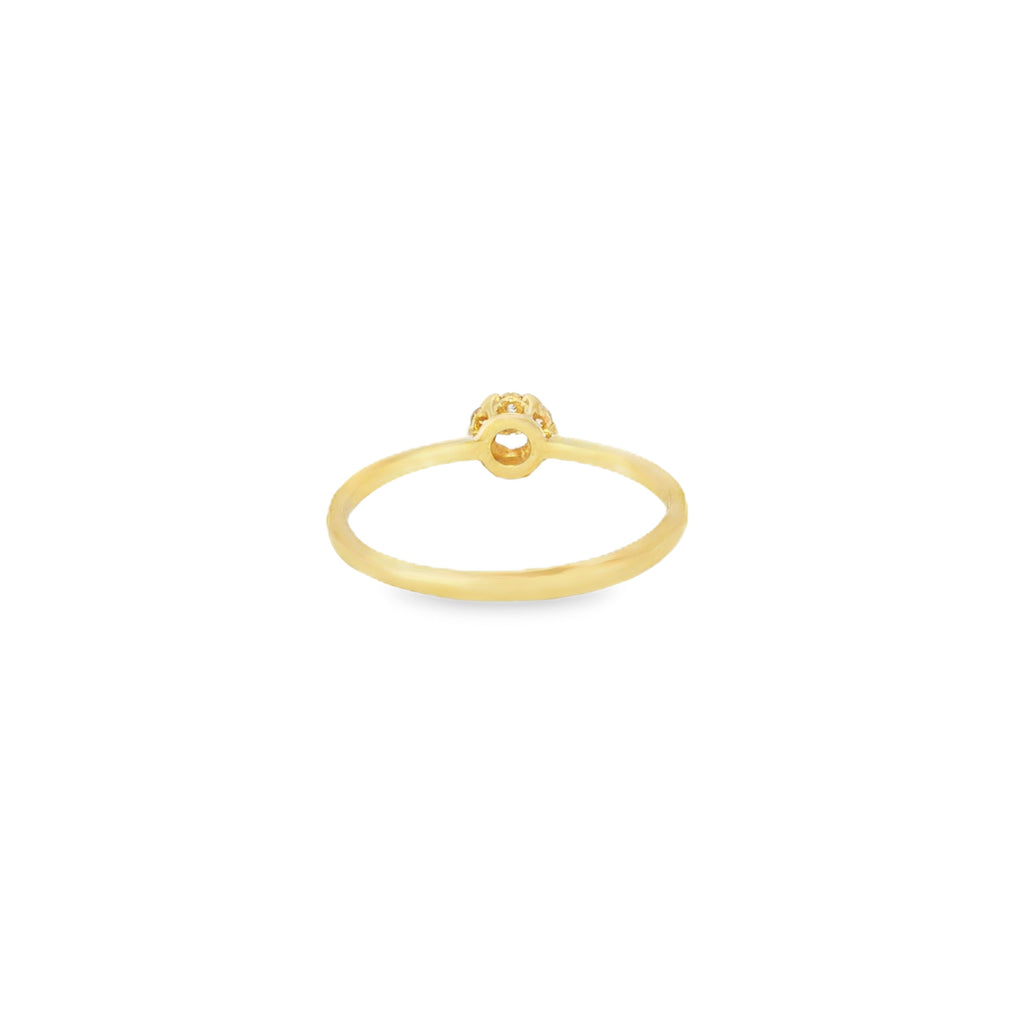 ANILLO FLOR CON ZIRCONES