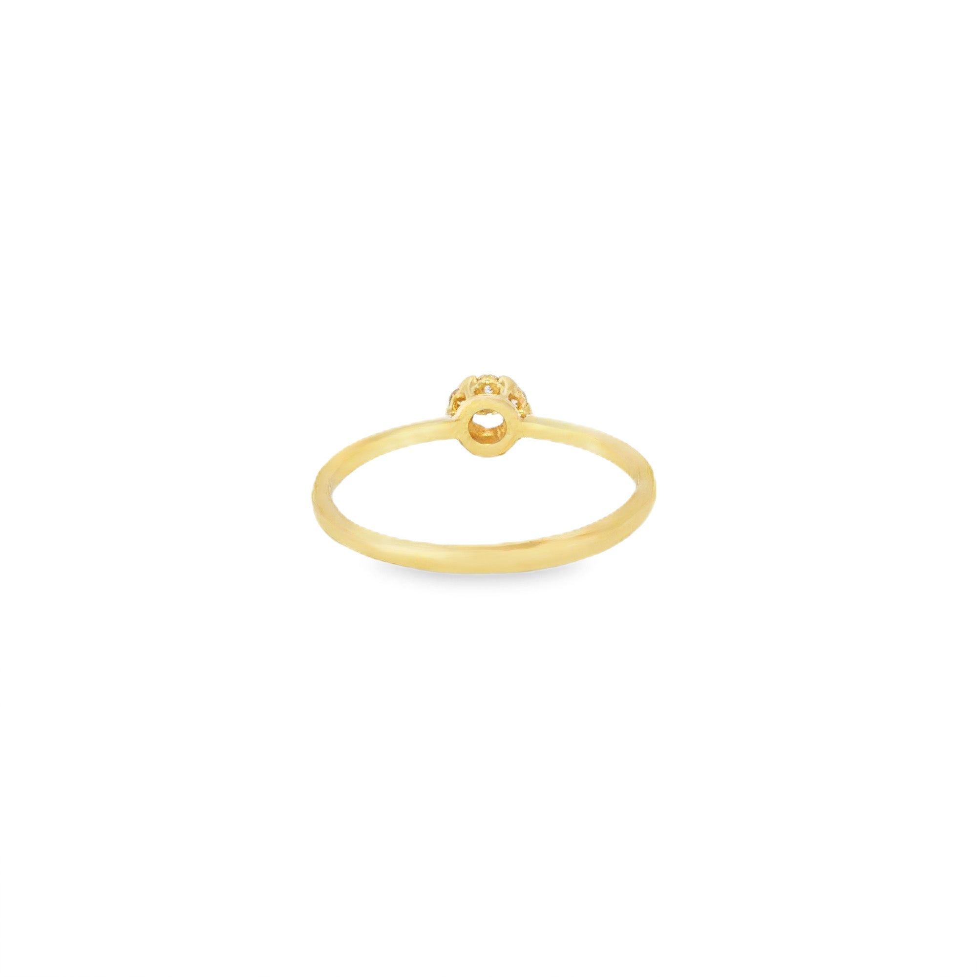 ANILLO FLOR CON ZIRCONES