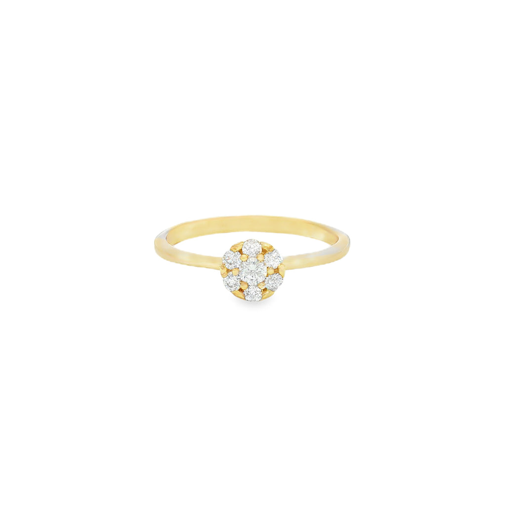 ANILLO FLOR CON ZIRCONES