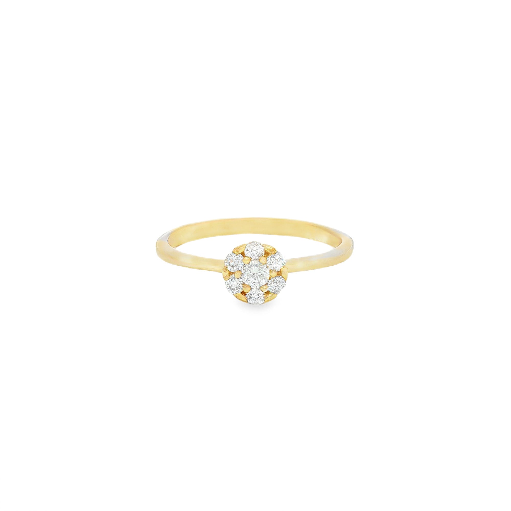 ANILLO FLOR CON ZIRCONES