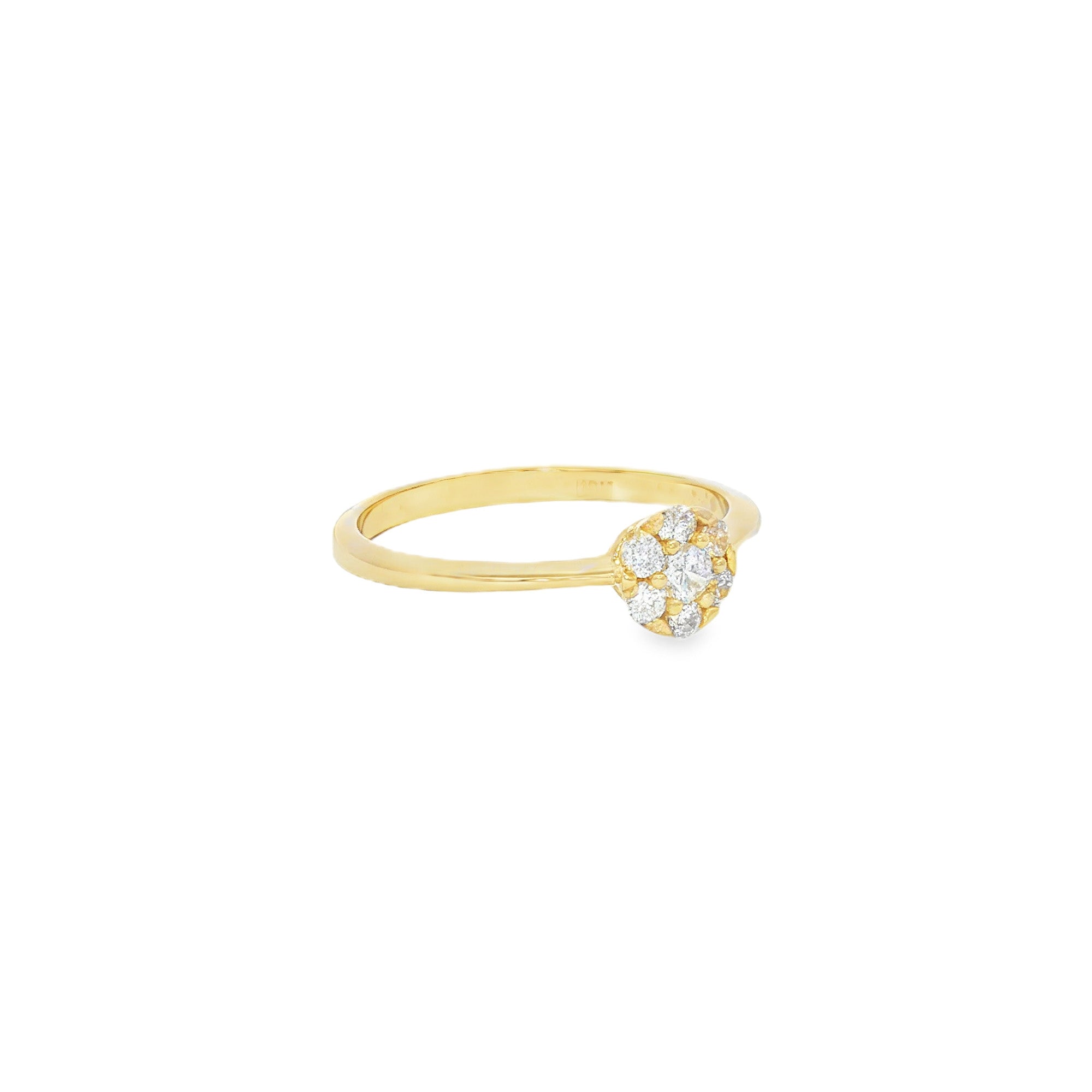 ANILLO FLOR CON ZIRCONES
