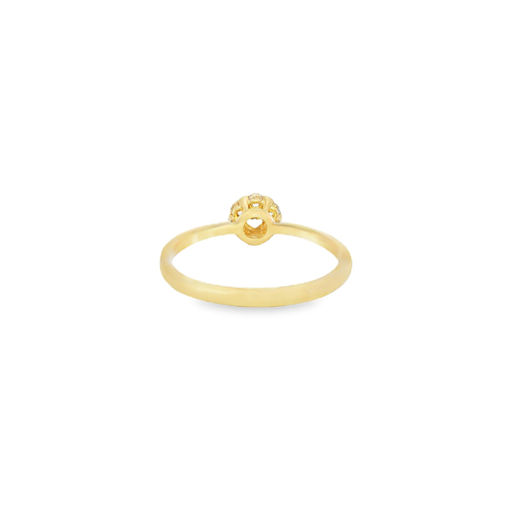 ANILLO FLOR CON ZIRCONES