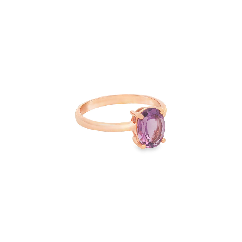 ANILLO AMATISTA OVAL