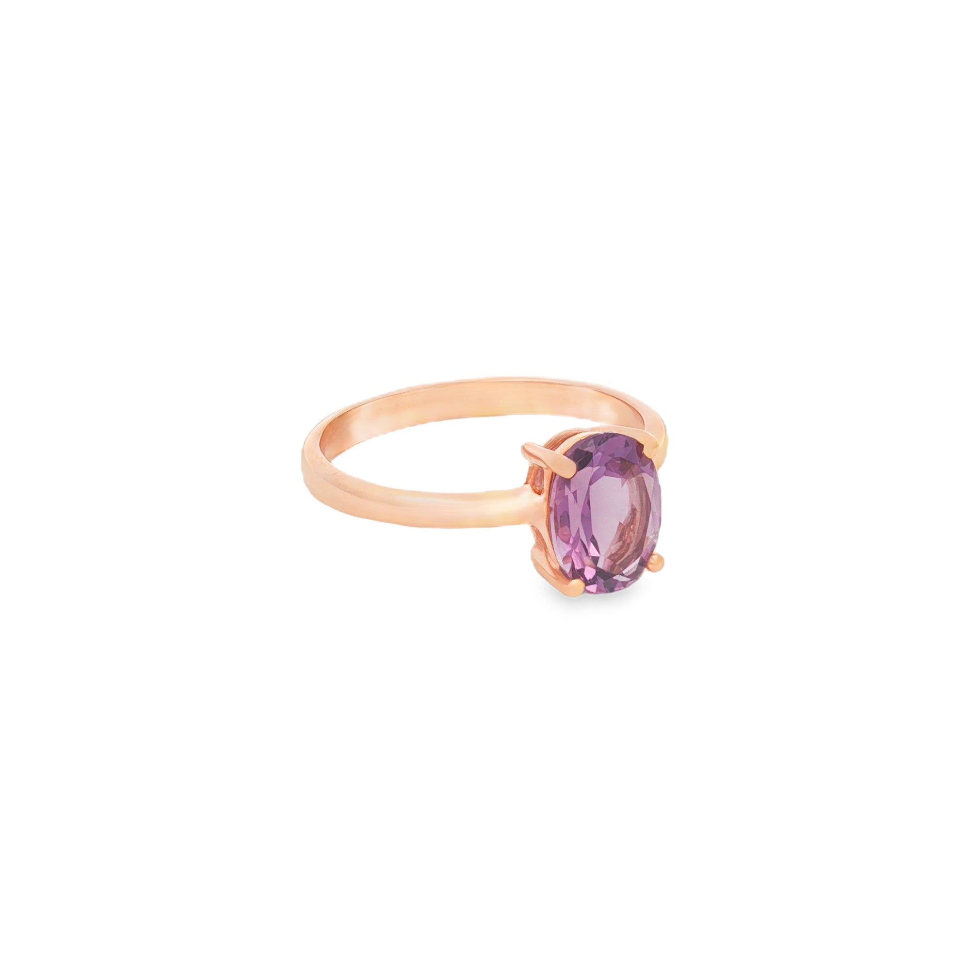 ANILLO AMATISTA OVAL