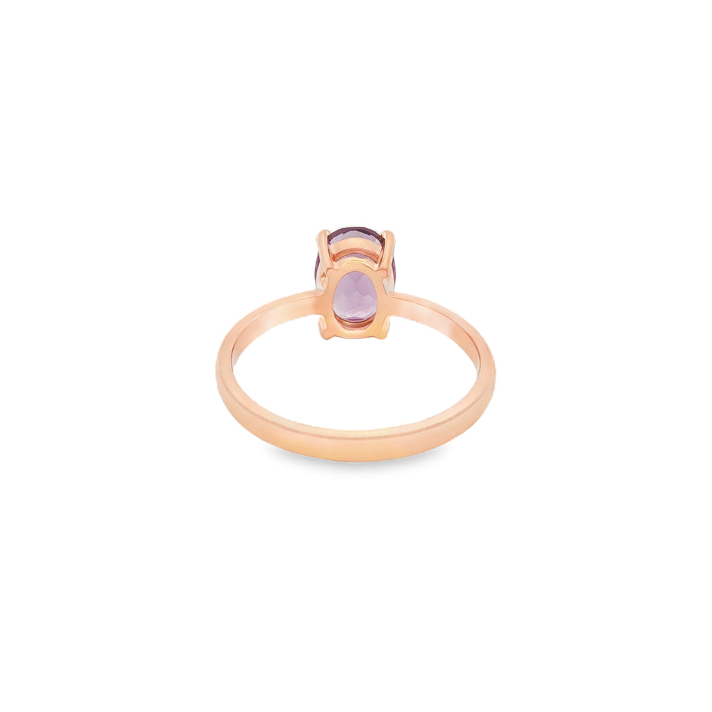 ANILLO AMATISTA OVAL
